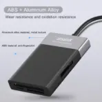 ONTEN OTN-5215B USB 3.0 6-in-1 Card Reader – XQD, CF, SD & TF Support, Dual USB 3.0 Ports, Card-to-Card Copy, Micro-USB Power & 0.2m Cable - Image 5