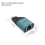 ONTEN OTN-UC101 USB-C Gigabit Ethernet Adapter – 1000Mbps RJ45 Network Card With 1000M/100M/10M Support, Aluminum Alloy + ABS Compact Design - Image 2