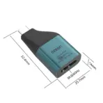 ONTEN OTN-UC103 USB-C to DisplayPort HD Video Adapter – 8K@60Hz, Aluminium Alloy + ABS, for MacBook Pro/Air, iPad Pro, Dell XPS, Cellphones, PCs & Tablets - Image 6