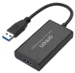 ONTEN OTN-5202 USB 3.0 to HDMI Female Adapter – 2K Display Adapter with USB 3.0 Type-A Input, HDMI Female Output and Compact 0.2M Cable for External Display Connectivity - Image 3