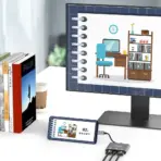 ONTEN OTN-9175S 3-in-1 USB-C to Dual HDMI Adapter, 4K@60Hz + 2K@60Hz, PD 3.0 100W Charging, SST or Extended Display Support, Compact Multi-Monitor Hub for USB-C Devices and Laptops - Image 2