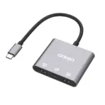 ONTEN OTN-9175S 3-in-1 USB-C to Dual HDMI Adapter, 4K@60Hz + 2K@60Hz, PD 3.0 100W Charging, SST or Extended Display Support, Compact Multi-Monitor Hub for USB-C Devices and Laptops - Image 6