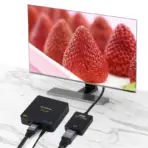 ONTEN OTN-7557A HDMI to VGA Adapter With Audio, 1080P@60Hz Converter, 290mm Cable, PVC + Metal Connector for PS4, Switch, Set-Top Boxes, Monitors and Projectors - Image 3