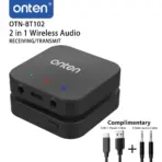 ONTEN OTN-BT102 2-in-1 Wireless Audio Receiver & Transmitter – Bluetooth 5.0 Audio Adapter With 3.5mm I/O, A2DP & AVCP Support, >95dB SNR, 20m Range, and 5V Power - Image 6