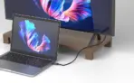 ONTEN OTN-CC202 USB4 Gen 3 & Thunderbolt 4 USB-C Cable 1M – 40Gbps Data, PD 100W 5A/20V Charging, E-Marker, 8K Display & Nylon Braided Aluminum Design - Image 2