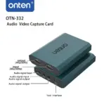 ONTEN OTN-332 4K Capture Card, USB-C Uplink with HDMI Input & HDMI Output, 3.5mm Microphone Input and Audio Output for Video Capture, Streaming & Recording - Image 2