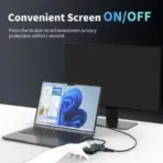 ONTEN OTN-DP935 Triple DisplayPort 1.4 MST Splitter, 3× DP Outputs, 4K@60Hz HDR, Multi-Stream Transport, Plug & Play with Instant Screen-Off Button - Image 3