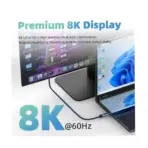 ONTEN OTN-CC212 USB4 / Thunderbolt 4 USB-C Cable, 240W PD 3.1, 40Gbps Data, 8K@60Hz Video, Digital Display, USB-C to USB-C, 1.2M — Black - Image 4