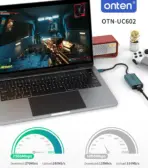 ONTEN OTN-UC602 USB-C to 2.5G Ethernet Adapter, 2500Mbps Type-C to RJ45 LAN Network Adapter, USB 3.1, Thunderbolt 4/3 Compatible for Laptops, Tablets, MacBook, iPad, iMac & More - Image 4