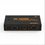 ONTEN OTN-CS331 4K HDMI / DisplayPort / Mini DisplayPort to HDMI Switcher, Multi-Input Source Selector with Manual Switching and 1/2/3 Input Indicators - Image 2