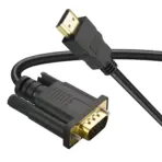 ONTEN OTN-5173D HDMI to VGA Adapter Cable 3M, 1080P 60Hz HDMI Male to VGA Male Display Cable for Monitors, Projectors & Legacy VGA Displays - Image 2