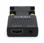 ONTEN OTN-7508 VGA to HDMI Active Mini Adapter with 3.5mm Audio Input, Micro USB 5V Power, and Full HD 1080p@60Hz Output - Image 2