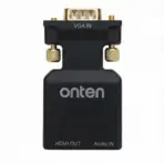ONTEN OTN-7508 VGA to HDMI Active Mini Adapter with 3.5mm Audio Input, Micro USB 5V Power, and Full HD 1080p@60Hz Output - Image 5