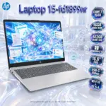 HP 15-fd1899nr: Intel® Core 7 150U | 16 GB DDR4 RAM ; 512GB NVMe | 15.6-inch FHD Display | Intel® Graphics | Windows 11 | Natural Silver ~ C84QCUA