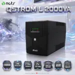 NCTS QSTROM L 2000VA 1200W Line-Interactive UPS, Simulated Sinewave, 2×12V 9Ah Batteries, AVR, 2–6ms Transfer, Off-Mode Charging & Generator Compatible 