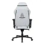 APEX SEAT AXE Ergonomic Gaming Chair – Textile Fabric, 4D Armrests, 90°–135° Recline, Class 4 Gas Lift, Headrest & Lumbar Cushions, Metal Frame, 60 mm PU Casters | GREY & BLACK - Image 14