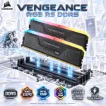 CORSAIR VENGEANCE RGB RS 32GB (2×16GB) DDR5-6000 MHz CL36 Memory Kit, 1.35V, AMD EXPO & Intel XMP Compatibility, iCUE RGB & Aluminum Heatspreaders | WHITE ~ CMG32GX5M2E6000Z36W