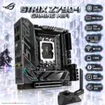 ASUS ROG STRIX Z790-I GAMING WIFI Mini-ITX Motherboard with ROG STRIX Hive Dock, 2x DIMM DDR5-7600 OC, PCIe 5.0, Gen5 M.2, Wi-Fi 6E, 2.5GbE & Dual Thunderbolt 4, Supports 12th, 14th, & 13th Gen | OPEN-BOX 