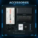 ATK VXE V75X Gunmetal Side-Print 75% Wireless Gaming Keyboard – Aurora Ice Cream Linear Switches, CNC Aluminum Top, Tri-Mode, Hot-Swap, NKRO & South-Facing ARGB PBT Keycaps - Image 10