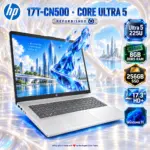 HP AI PC 17-cn5000: Intel Core Ultra 5 225U | 8GB DDR5 RAM ; 256GB NVMe | Intel Graphics | 17.3-inch HD+ IPS Display | Windows 11 | Natural Silver ~ Factory Refurbished ● 1Yr WNTY  