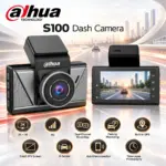 Dahua S100 4G Dual-Channel Dash Camera, Parking Monitor, 2K Front + Full HD Rear, GPS, G-Sensor, 3-Inch IPS Screen, WiFi AP, microSD up to 256GB, USB-C
