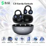 Black Shark C3 Open-Ear Earclip Earbuds with Powerful Bass, AI Translation, AI Clear Calls, DTS 6.0 Directional Audio, Bluetooth 6.0, and 30-Hour Battery Life