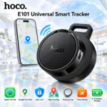 HOCO E101 Universal Smart Tracker For Apple Find My And Google Find Hub, Black Anti-Lost Locator For Keys, Bags, Wallets, Luggage, Backpacks