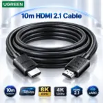UGREEN 10-meters HDMI 2.1 Cable, 48Gbps, 8K 60Hz, 4K 120Hz, HDMI Type-A Male to Male, HDR, eARC, Dolby Audio Pass-Through | HD175 45436