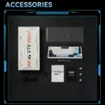ATK VXE V75X Arctic Fox (Limited Edition)75% Wireless Gaming Keyboard – Arctic Fox Tactile Switches, CNC Aluminum Top, Tri-Mode, Hot-Swap, NKRO & South-Facing ARGB PBT Keycaps - Image 10