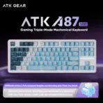 ATK A87 Pro Arctic Snow 80% TKL Tri-Mode Mechanical Gaming Keyboard, Arctic Fox Tactile Switches, 12000mAh Battery, Hot-Swap, ARGB & ATK HUB - Image 10