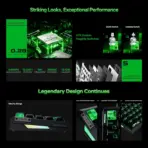 ATK RS6 Air 65% Wired Hall Effect Gaming Keyboard, Ice Blade Magnetic Switch, 8K Polling, 256K Scan, 0.08 ms Latency, 0.001–3.3 mm Actuation, RGB, White - Image 4