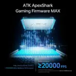 ATK Blazing Sky F1 V2 Ultra Max 2.0 Black Wireless Gaming Mouse, Dual Mode, 54 ± 2 g Lightweight Symmetrical Design, Optical Tracking, USB, Rechargeable, Programmable Buttons - Image 6