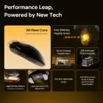 ATK Blazing Sky X1 V2 Ultimate USB Optical Gaming Mouse, Black, 54 ± 2 g, Symmetrical 127 × 64 × 40 mm Design, Programmable Buttons, Rechargeable - Image 4