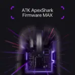 ATK Duckbill Tri-Mode Optical Gaming Mouse, Black, 46 g, PAW3950 Sensor, 8K Polling, 2.4 GHz Wireless, Bluetooth, USB-C Wired, 500 mAh Rechargeable Battery - Image 3