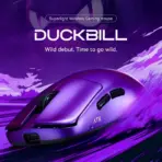 ATK Duckbill Tri-Mode Optical Gaming Mouse, Black, 46 g, PAW3950 Sensor, 8K Polling, 2.4 GHz Wireless, Bluetooth, USB-C Wired, 500 mAh Rechargeable Battery - Image 7