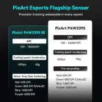 ATK VXE Dragonfly R1 Pro Black Wireless Gaming Mouse, PAW3395 Sensor, 26,000 DPI, 48g, 4K Polling with Required Receiver, Wired USB, 2.4GHz, 75-Hour Battery - Image 4