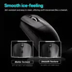 ATK VXE Dragonfly R1 Pro Black Wireless Gaming Mouse, PAW3395 Sensor, 26,000 DPI, 48g, 4K Polling with Required Receiver, Wired USB, 2.4GHz, 75-Hour Battery - Image 8