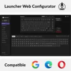 Keychron J2 75% Wireless Mechanical Keyboard, Black, Super Red Switches, Hot-Swappable RGB, QMK, 2.4 GHz, Bluetooth 5.2, USB-C - Image 5