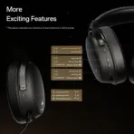 ATK Neptune N9 Ultra Black-Purple Wireless Gaming Headset with 53 mm Drivers, 3D Spatial Sound, Quad-Mode Connectivity, 10 ms Low Latency, and Detachable Mic - Image 6