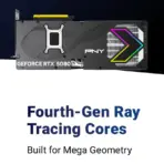 PNY GeForce RTX 5080 OC 16GB GDDR7 ARGB Overclocked GPU With Triple Fan Cooling, DLSS 4, Ray Tracing, PCIe 5.0, 10,752 CUDA, 2775 MHz Boost, DisplayPort 2.1, 4K 480Hz Or 8K 165Hz Output | 1 YEAR WARRANTY - Image 5