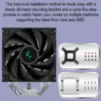DeepCool AK400 Performance CPU Air Cooler, 4 Heatpipes, 120mm FDB PWM Fan, Core Touch Tech 2.0, ≤29dB Quiet Operation, Intel/AMD Support | Black - Image 6