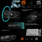 GIGABYTE GeForce RTX 5090 Gaming OC 32GB GDDR7 512-bit GPU Blackwell Architecture, 2550MHz, PCIe 5.0, WINDFORCE Cooling, RGB Halo, Sliding Side Plate, Dual BIOS, HDMI 2.1b, DisplayPort 2.1b, ATX | BLACK GV-N5090GAMING OC-32GD | 1 YEAR WARRANTY - Image 2