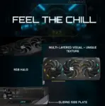GIGABYTE GeForce RTX 5090 Gaming OC 32GB GDDR7 512-bit GPU Blackwell Architecture, 2550MHz, PCIe 5.0, WINDFORCE Cooling, RGB Halo, Sliding Side Plate, Dual BIOS, HDMI 2.1b, DisplayPort 2.1b, ATX | BLACK GV-N5090GAMING OC-32GD | 1 YEAR WARRANTY - Image 3
