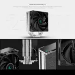 DeepCool AK400 Performance CPU Air Cooler, 4 Heatpipes, 120mm FDB PWM Fan, Core Touch Tech 2.0, ≤29dB Quiet Operation, Intel/AMD Support | Black - Image 3