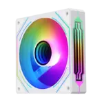 SEGOTEP HB12 Combo Kit Gaming PC Cooling (3x Fan + 10port 5v ARGB Controller Hub+ Remote Control ) - 120mm - Infinity Mirror ARGB Design on Sides -molex - Hydraulic Bearing- THREE Fans - White - Image 3