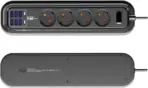 MOXOM MX-ST05 Power Strip and Fast Charger with 6 USB Ports and 2 Type-C Ports Fast Charging 3.5A and 4 AC Power Sockets - Image 4
