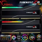 G.SKILL Trident Z5 Neo RGB DDR5-6000MHz 64GB (2x 32GB) CL34 1.25V RAM Kit , Intel XMP Compatible, AMD EXPO Ready, RGB Light Bar, Ryzen-Ready Overclocking Power | Matte Black (F5-6000J3848D32GX1-TZ5NR) PULL OUT - Image 7