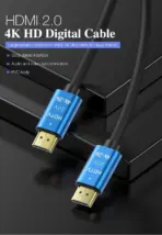 4K High Speed HDMI 2.0 Cable “Ultra”- HDMI 2.0 -Gold Plated-High Speed Data 18Gbps, 3D, 4K, HD 2160p - 10 Meters - Image 2