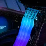 TEAMGROUP T-Force Delta RGB DDR5 32GB RAM Kit (2x 16GB) 5200MHz , CL40 , 1.25V , XMP 3.0 & AMD EXPO Support, On-Die ECC, 120° RGB Lighting, PMIC Power Management, Aluminum Heatsink  | BLACK ~ FF3D532G5200HC40CDC01 - Image 11