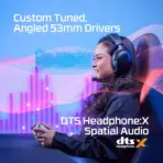HyperX Cloud III S Black Wireless Gaming Headset – 120Hr Battery, Bluetooth & 2.4GHz, DTS® Spatial Audio, 53mm Angled Drivers, Dual Mic System, Premium Comfort, Multi-Platform Ready - Image 2